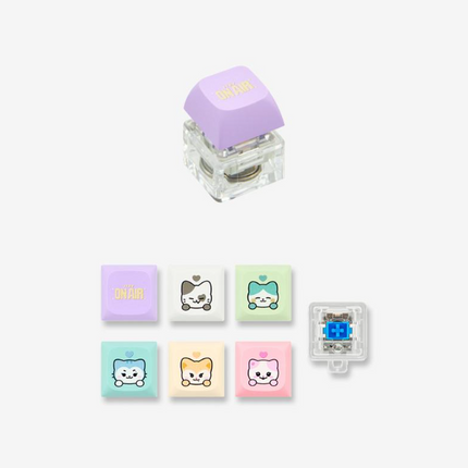 ITZY - ON AIR THE 4TH FAN MEETING OFFICIAL MD TWINZY KEYCAP SET - COKODIVE