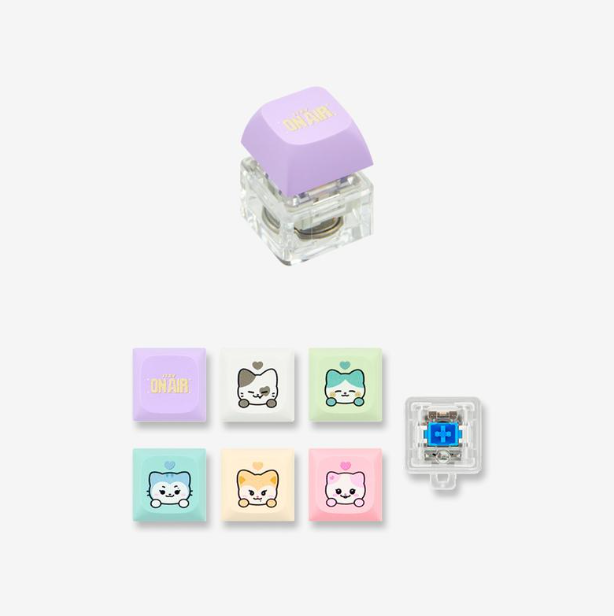 ITZY - ON AIR THE 4TH FAN MEETING OFFICIAL MD TWINZY KEYCAP SET - COKODIVE
