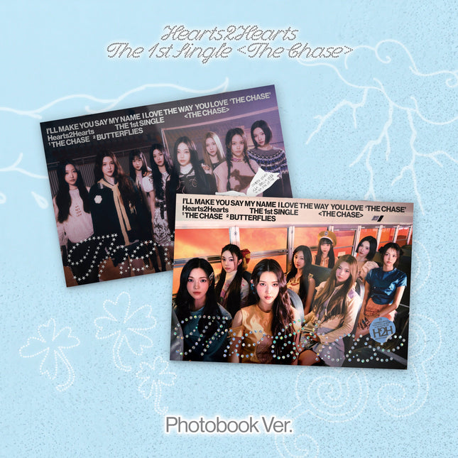 HEARTS2HEARTS - THE CHASE 1ST SINGLE ALBUM PHOTOBOOK VER SET - COKODIVE