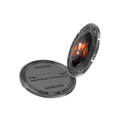 LE SSERAFIM - UNFORGIVEN 1ST STUDIO ALBUM WEVERSE SHOP GIFT SOUND COIN VER - COKODIVE