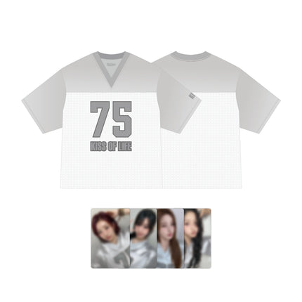 KISS OF LIFE - KISS ROAD 1ST WORLD TOUR OFFICIAL MD UNIFORM T-SHIRT - COKODIVE