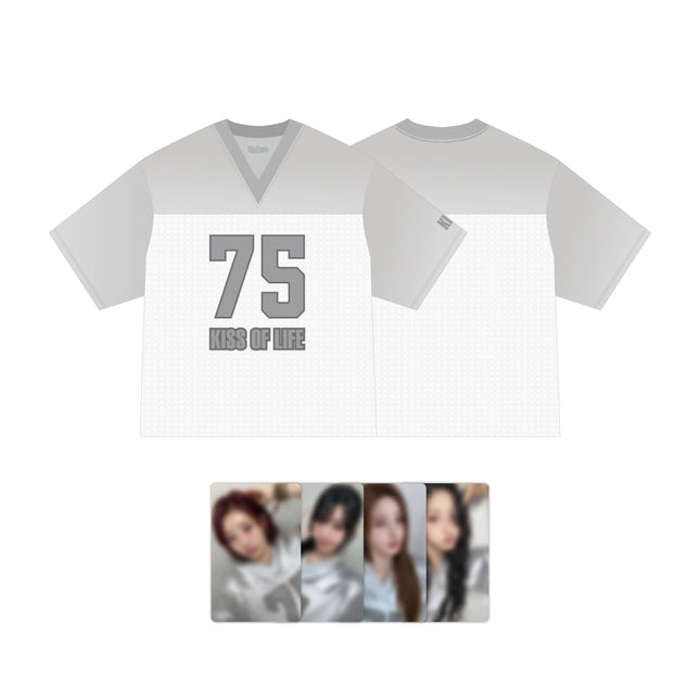 KISS OF LIFE - KISS ROAD 1ST WORLD TOUR OFFICIAL MD UNIFORM T-SHIRT - COKODIVE