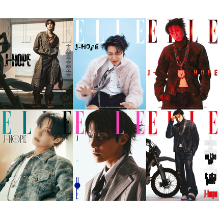 BTS J-HOPE - ELLE MAGAZINE 2025 DECEMBER ISSUE SPECIAL EDITION COVER SET - COKODIVE