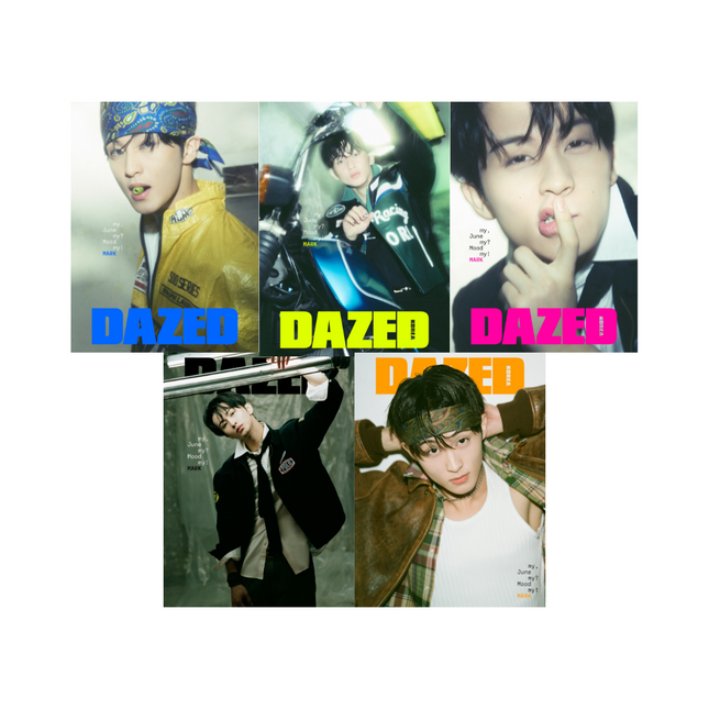 NCT MARK - DAZED & CONFUSED KOREA MAGAZINE JUNE 2025 ISSUE SET (5 COVER) - COKODIVE