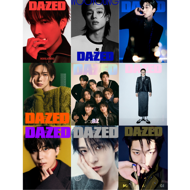 ATEEZ - DAZED MAGAZNIE 2024 DECEMBER MAGAZINE SET