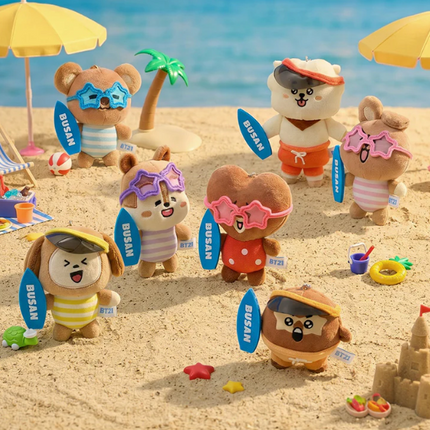 BT21 - BUSAN VACANCE PLUSH KEYRING - COKODIVE