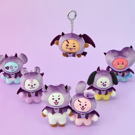 BT21 - ANGEL & VILLAIN VILLAIN PLUSH KEYRING - COKODIVE