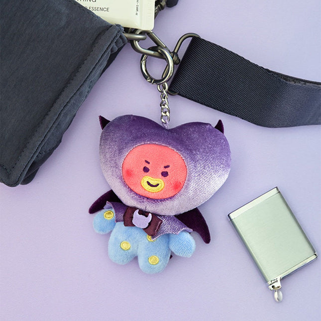BT21 - ANGEL & VILLAIN VILLAIN PLUSH KEYRING - COKODIVE