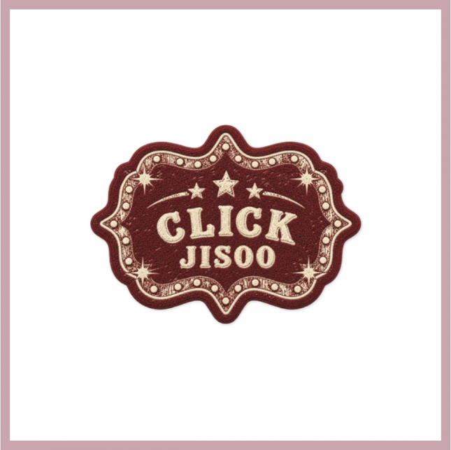 JISOO - CLICK IN SEOUL OFFICIAL MD VINTAGE RUG (LOGO) - COKODIVE
