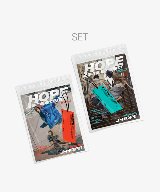 BTS J-HOPE - HOPE ON THE STREET VOL.1 SPECIAL ALBUM WEVERSE SHOP OFFLINE LUCKY DRAW EVENT SET - COKODIVE