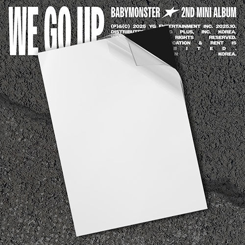 BABYMONSTER - WE GO UP 2ND MINI ALBUM PHOTOBOOK WE VER - COKODIVE