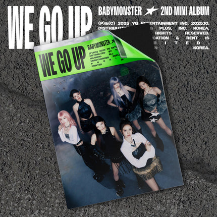 BABYMONSTER - WE GO UP 2ND MINI ALBUM YG SELECT GIFT PHOTOBOOK WE VER - COKODIVE