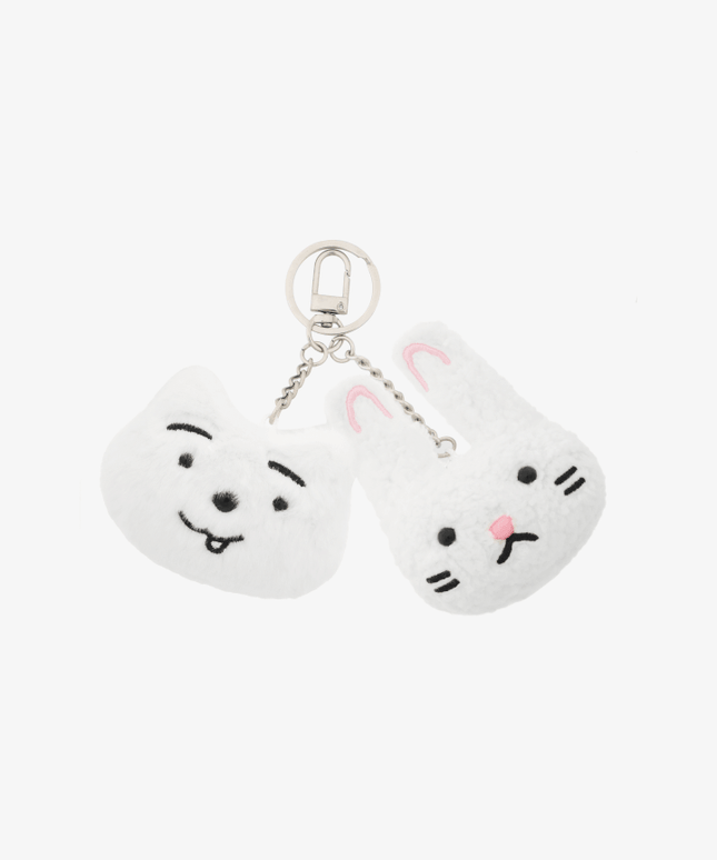 TXT SOOBIN - WITH LOVE, SOOBIN OFFICIAL MD KEYRING WHITE - COKODIVE