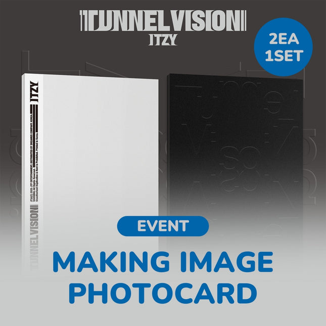 ITZY - TUNNEL VISION MINI ALBUM WITHMUU GIFT PHOTOBOOK VER SET - COKODIVE
