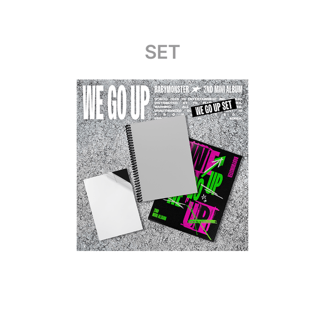 BABYMONSTER - WE GO UP 2ND MINI ALBUM WEVERSE SHOP GIFT PHOTOBOOK VER SET