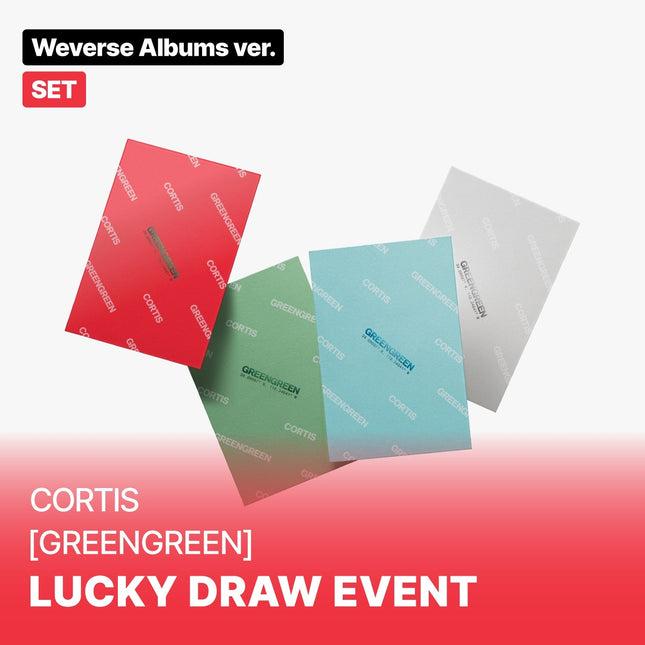 CORTIS - GREENGREEN 2ND EP ALBUM SOUNDWAVE LUCKY DRAW EVENT WEVERSE ALBUMS VER SET - COKODIVE