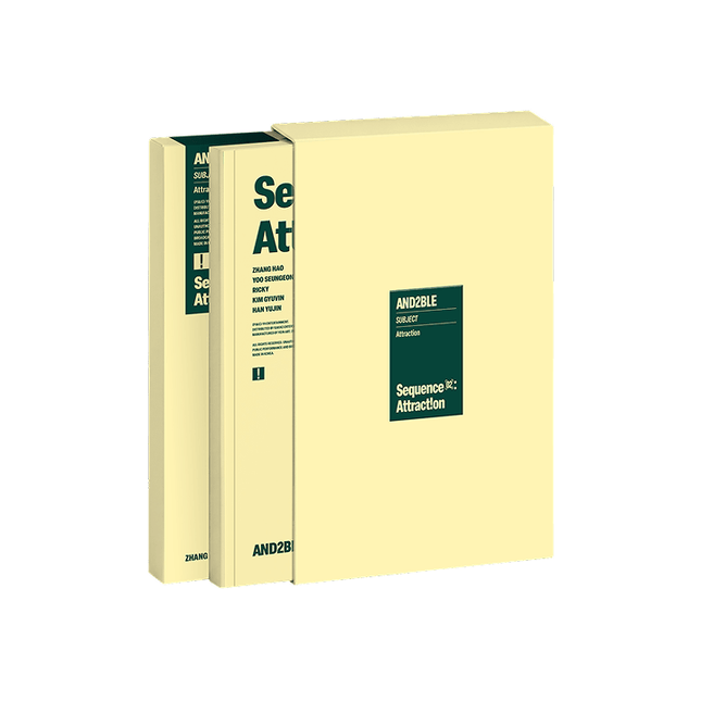 AND2BLE - SEQUENCE 02 : ATTRACTION 2ND MINI ALBUM WEVERSE SHOP GIFT STANDARD ATTRACTION VER