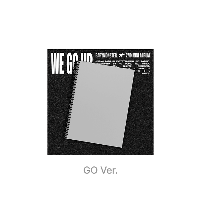BABYMONSTER - WE GO UP 2ND MINI ALBUM WEVERSE SHOP GIFT PHOTOBOOK GO VER