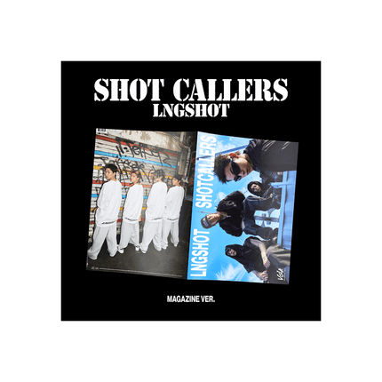 LNGSHOT - SHOT CALLERS 1ST EP ALBUM WEVERSE SHOP GIFT MAGAZINE VER