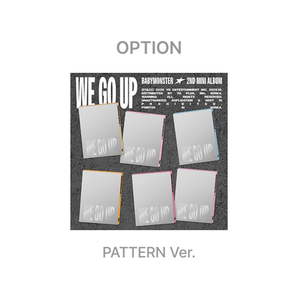 BABYMONSTER - WE GO UP 2ND MINI ALBUM WEVERSE SHOP GIFT PATTERN VER (OPTION)