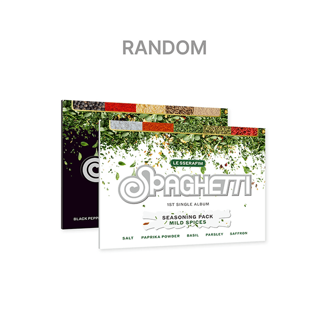 LE SSERAFIM - SPAGHETTI 1ST SINGLE ALBUM WEVERSE SHOP GIFT WEVERSE ALBUMS VER RANDOM