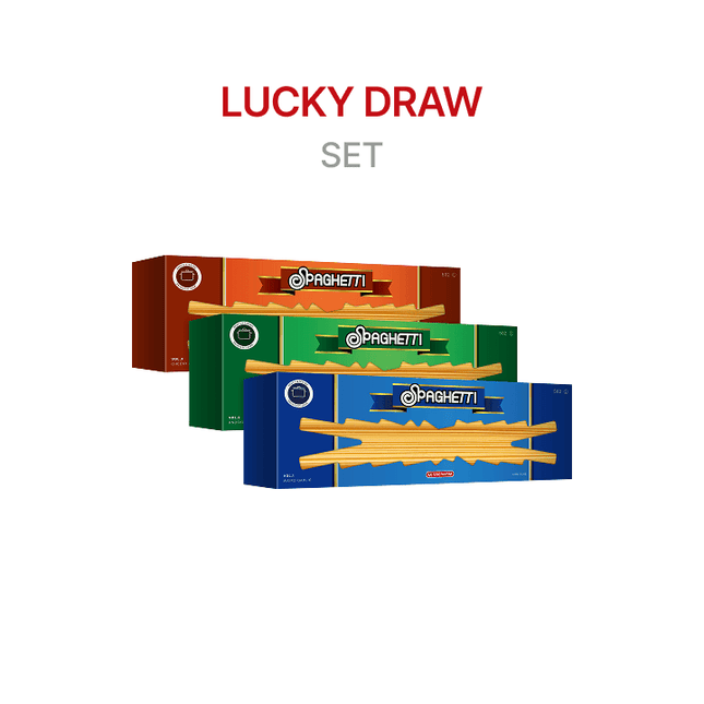 LE SSERAFIM - SPAGHETTI 1ST SINGLE ALBUM WEVERSE SHOP 2ND LUCKY DRAW EVENT STANDARD SET - COKODIVE