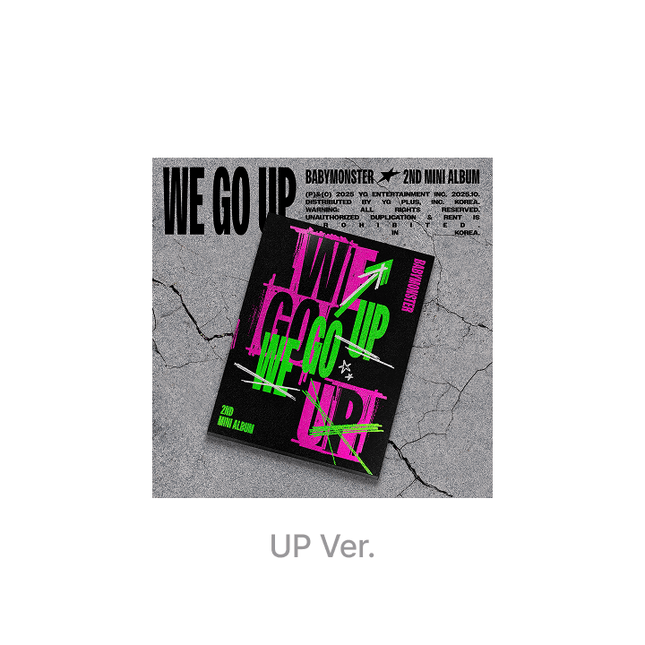 BABYMONSTER - WE GO UP 2ND MINI ALBUM WEVERSE SHOP GIFT PHOTOBOOK UP VER