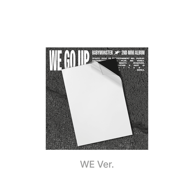 BABYMONSTER - WE GO UP 2ND MINI ALBUM WEVERSE SHOP GIFT PHOTOBOOK WE VER