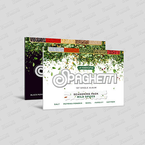 LE SSERAFIM - SPAGHETTI 1ST SINGLE ALBUM WEVERSE ALBUMS VER SET