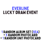 1 RANDOM ALBUM SET + 5 LUCKY DRAW + 1 UNIT PHOTO CARD