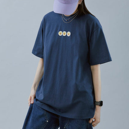 NEWJEANS - NEWJEANS X MURAKAMI OFFICIAL MD T SHIRT NAVY - COKODIVE