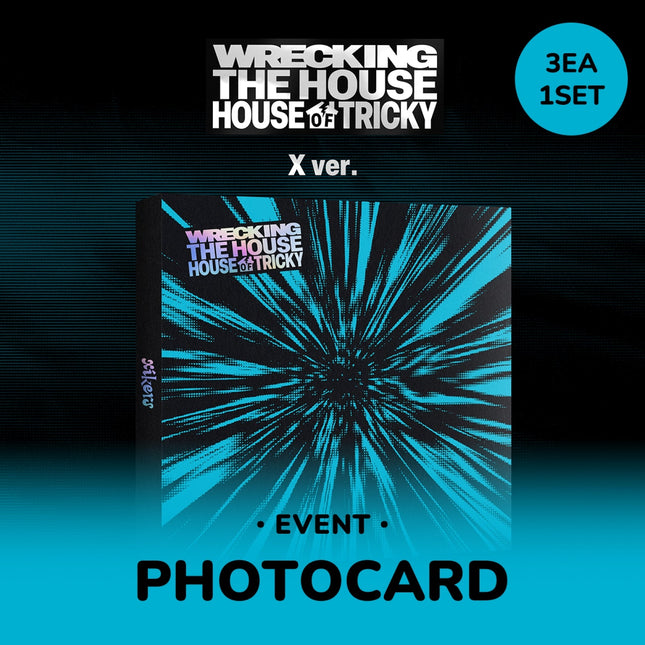 XIKERS - HOUSE OF TRICKY : WRECKING THE HOUSE 6TH MINI ALBUM WITHMUU GIFT STANDARD X VER