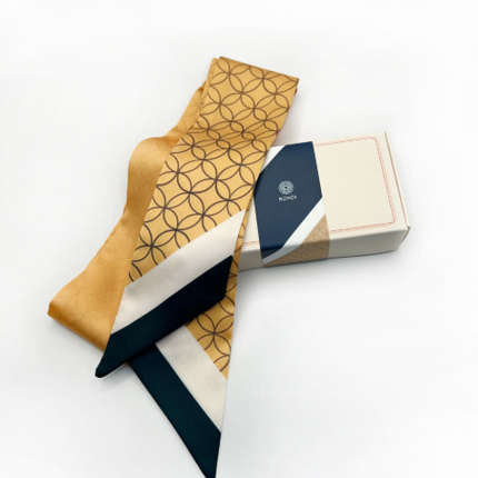 YEOUIJU TRADITIONAL PATTERN TWILLY SCARF - COKODIVE