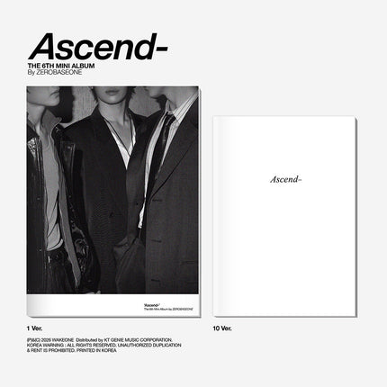 ZEROBASEONE - ASCEND- 6TH MINI ALBUM PHOTOBOOK VER SET 514 - COKODIVE