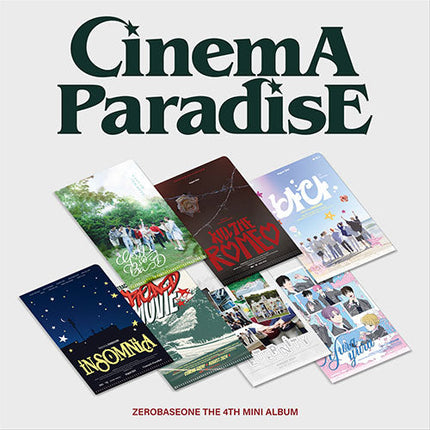 ZEROBASEONE - CINEMA PARADISE THE 4TH MINI ALBUM ZEROSE VER RANDOM - COKODIVE