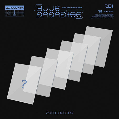 ZEROBASEONE - BLUE PARADISE 5TH MINI ALBUM ZEROSE VER RANDOM - COKODIVE