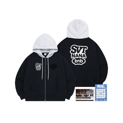 SEVENTEEN - NANA BNB WITH SEVENTEEN OFFICIAL MD ZIP UP HOODIE - COKODIVE