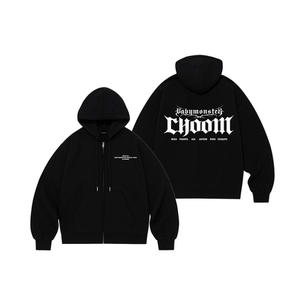 BABYMONSTER - CHOOM WORLD TOUR IN SEOUL OFFICIAL MD ZIP UP HOODIE - COKODIVE