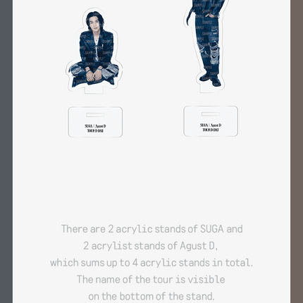 SUGA - AGUST D TOUR D-DAY OFFICIAL MD - COKODIVE