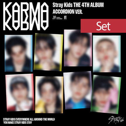 STRAY KIDS - KARMA 4TH ALBUM ALADIN GIFT ACCORDION VER SET - COKODIVE