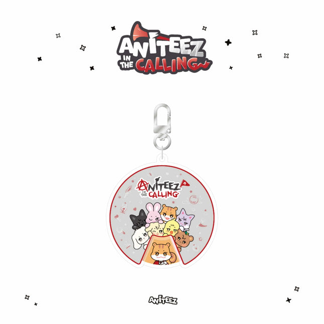 ATEEZ - ANITEEZ IN THE CALLING POP UP OFFICIAL MD ACRYLIC ROULETTE KEYRING - COKODIVE