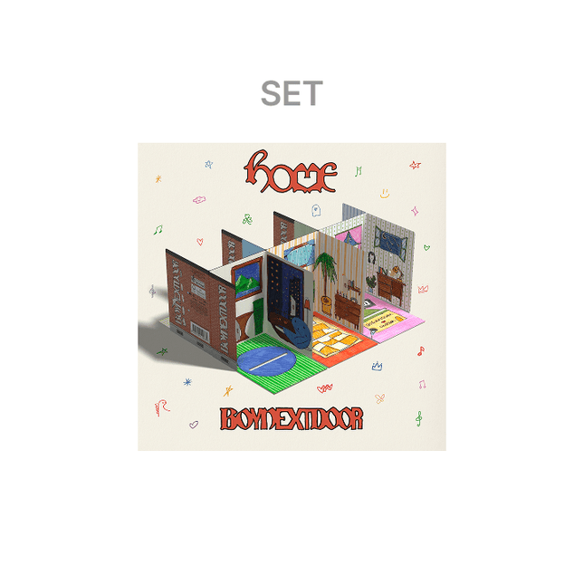 BOYNEXTDOOR - HOME 1ST STUDIO ALBUM WEVERSE SHOP GIFT WEVERSE ALBUMS VER SET