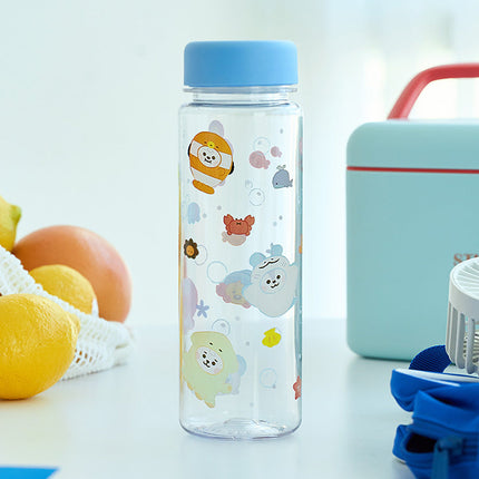 BT21 - BABY OCEAN FRIENDS PLASTIC BOTTLE WITH LID - COKODIVE