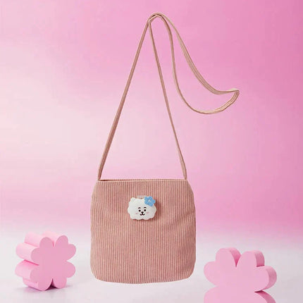 BT21 - SPRING DAYS MINI CORDUROY CROSSBODY BAG RJ - COKODIVE