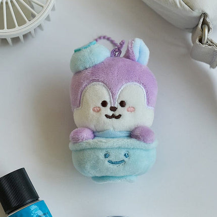 BT21 - WELCOME PARTY MD RICE BOWL DOLL KEYRING S - COKODIVE