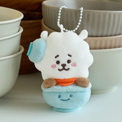 BT21 - WELCOME PARTY MD RICE BOWL DOLL KEYRING S - COKODIVE