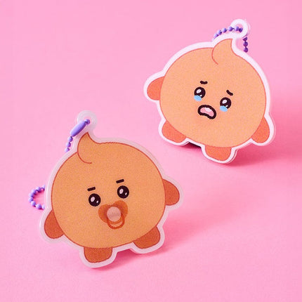 BT21 - NEWBORN BABY LENTICULAR KEYRING SHOOKY - COKODIVE