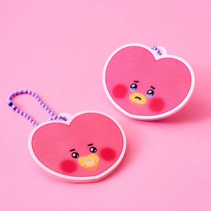 BT21 - NEWBORN BABY LENTICULAR KEYRING TATA - COKODIVE