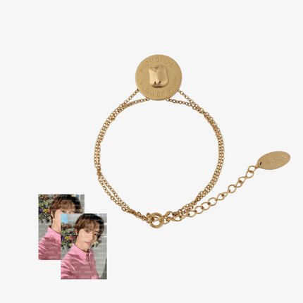 TXT - BEOMGYU'S FLOWER SHOP OFFICIAL MD BRACELET (GOLD) - COKODIVE