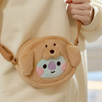 BT21 - BABY FLUFFY FACE DOLL CROSS BAG